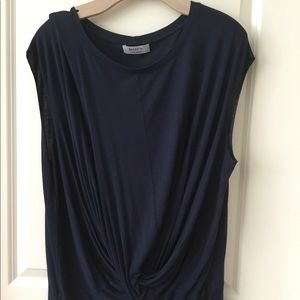 bailey 44 for anthropologie xl navy sleeveless top